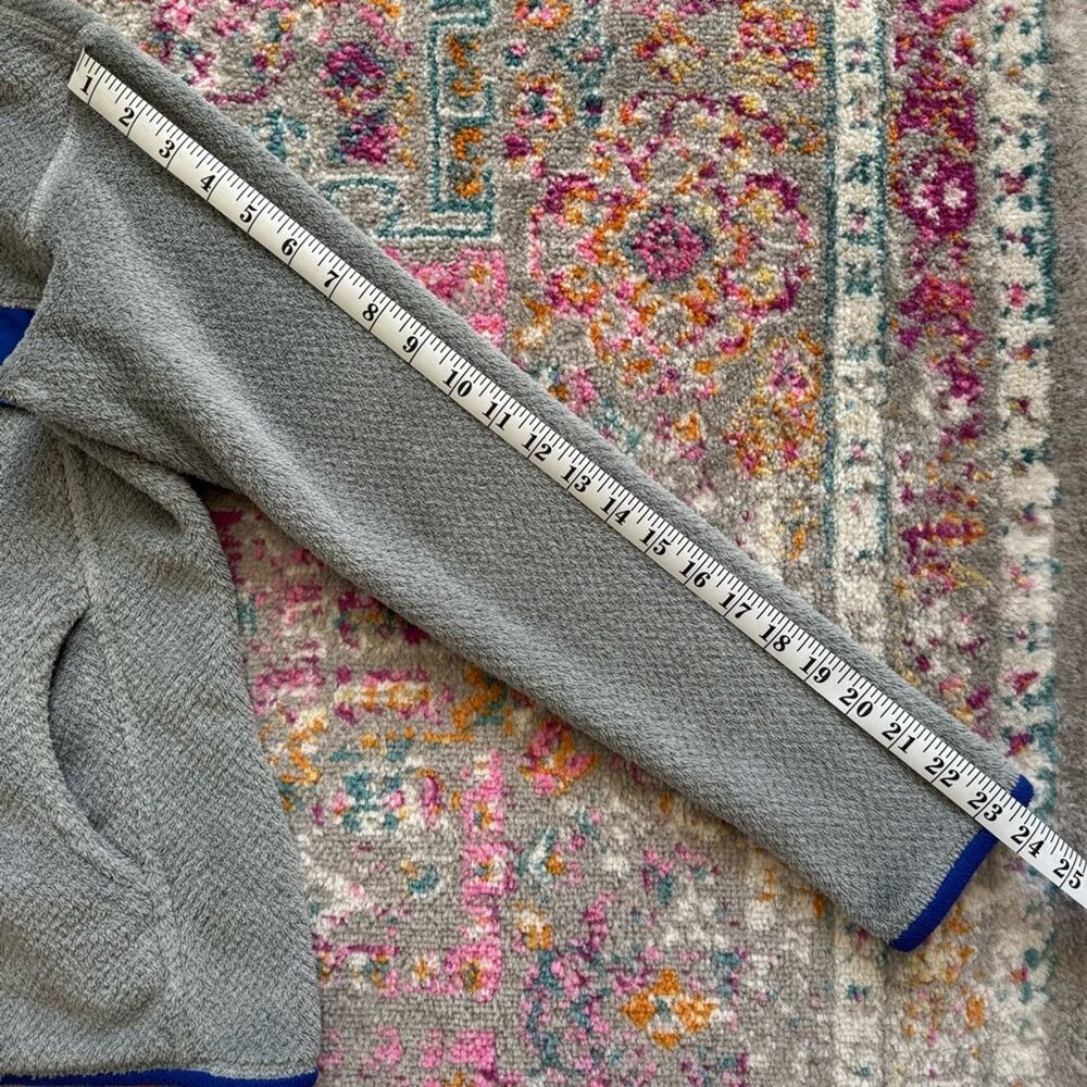 Patagonia Re-Tool Snap-T Fleece Grey Blue Pullover Sweater Women’s Size Small - Picture 7 of 10